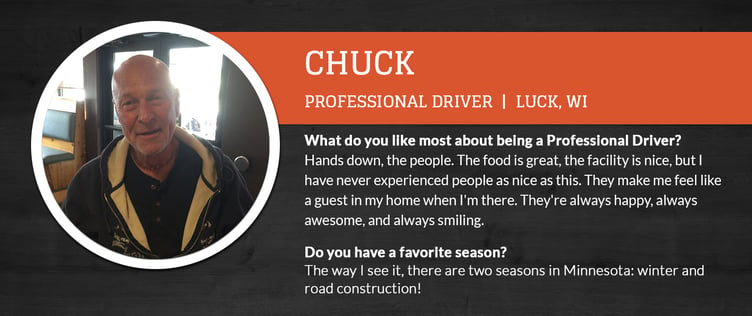 Clearwater Travel Plaza Professional Driver Chuck