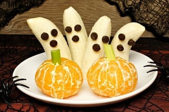Fresh Fruits and Veggies with a Halloween Twist