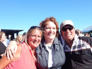 Wendy Johnson, Becky Thorpe, and Bill Nelson. Clearwater Travel Plaza