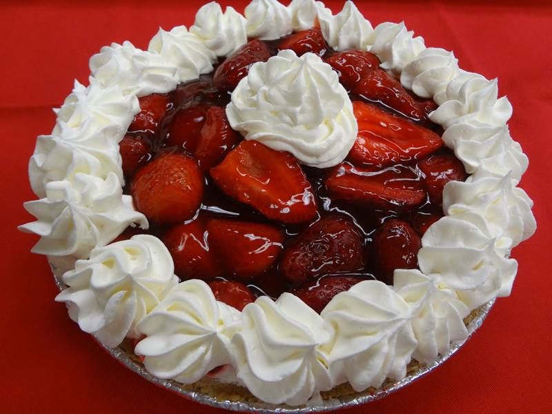 Clearwater Travel Plaza Nelson Bros Bakery Strawberry Cream Cheese Pie